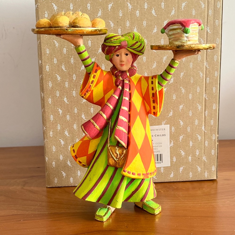 Patience Brewster MacKenzie-Childs Nativity Breadbaker Figure 08-41095 Boxed